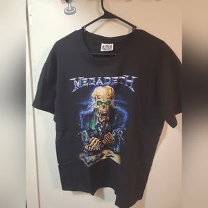 Megadeath T-Shirt Thrash Metal Rock Band T Shirt Black Tee XXXL